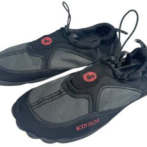 Body Glove Men's Sz 9 Water Shoes Slip-On Aqua Socks Beach Swim Surf  Black/Gray